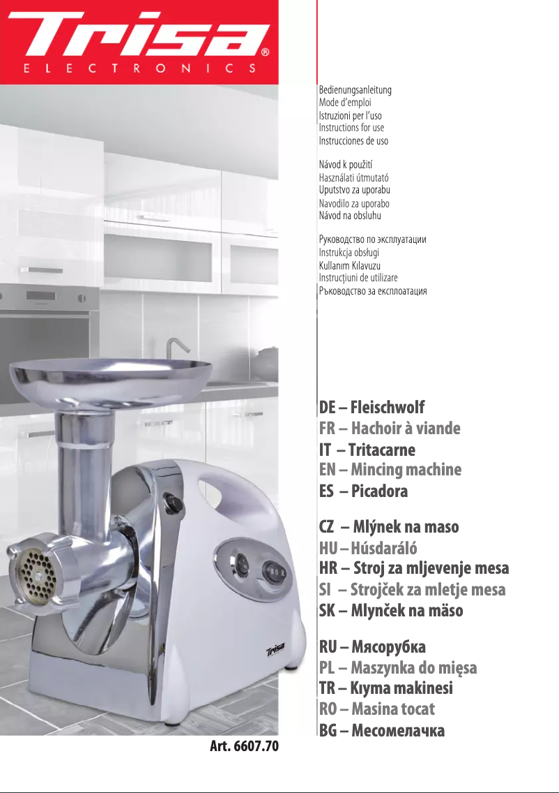 Page 1 de la notice Manuel utilisateur Trisa Power Grinder