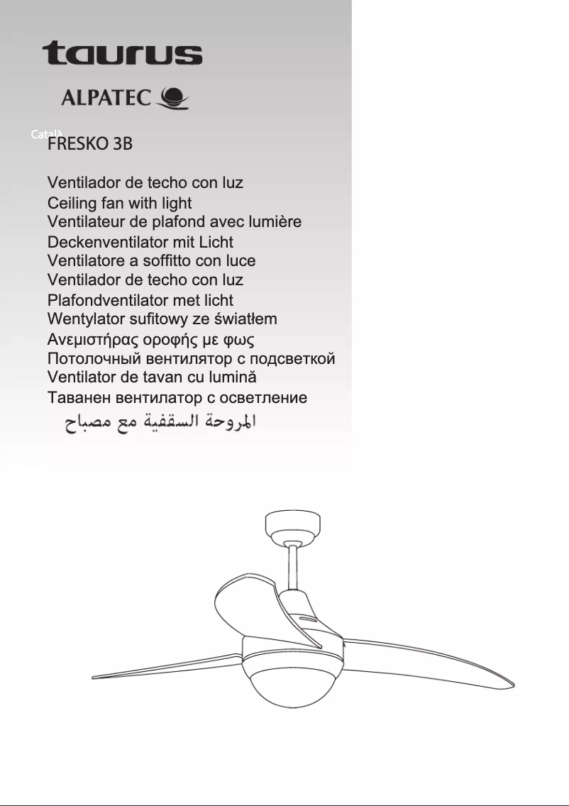 Page n°1 - Manuel utilisateur Taurus Fresko 3B