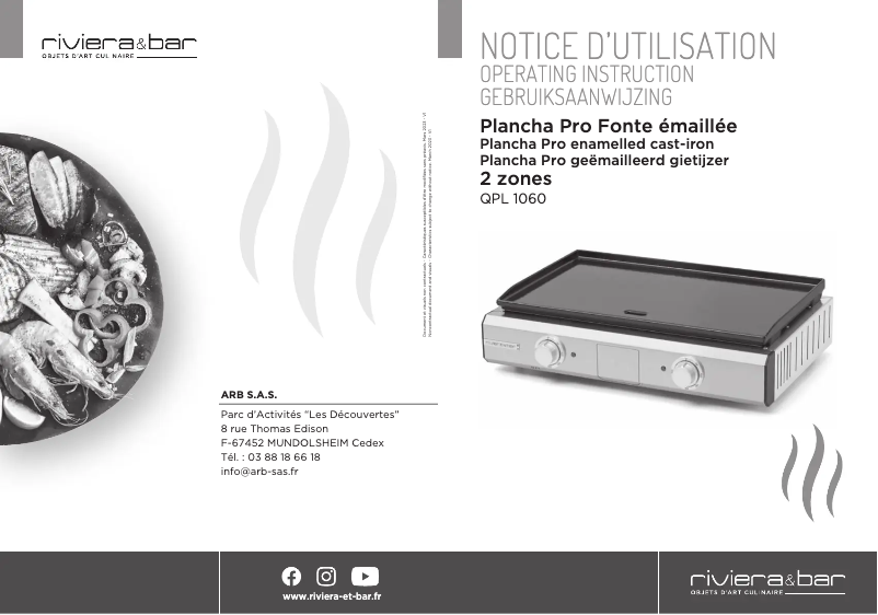 Image de la première page du manuel de l'appareil QPL 1060