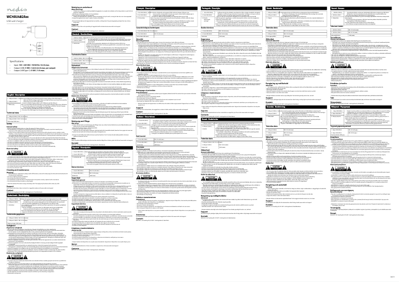 Image de la première page du manuel de l'appareil WCHAU482ABK