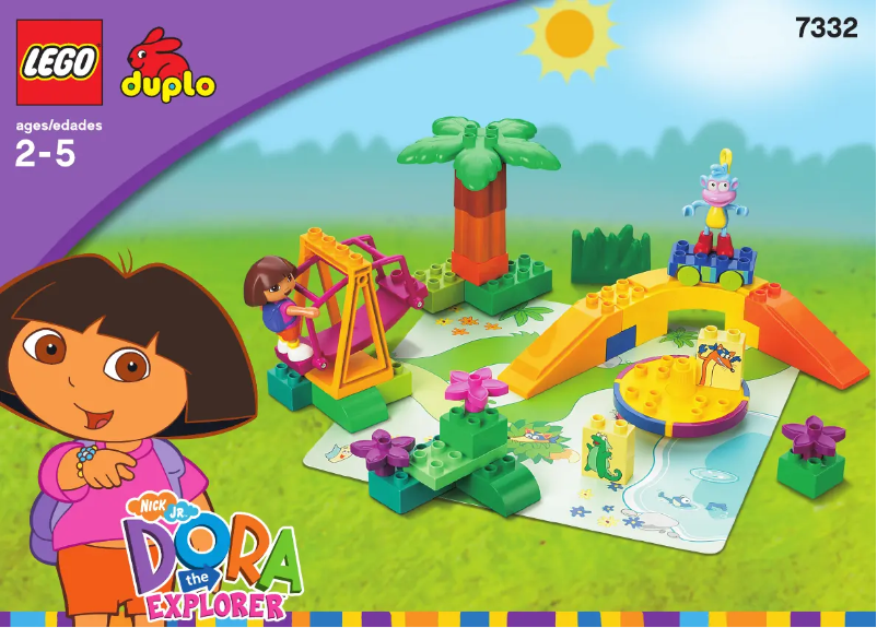 Page 1 de la notice Manuel utilisateur Lego Dora and Boots at Play Park