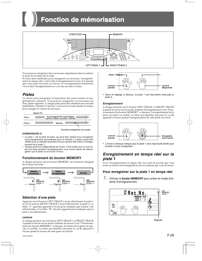 Image de la première page du manuel de l'appareil LK-50