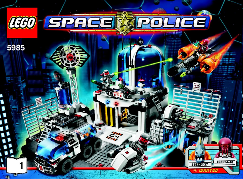 Page 1 de la notice Manuel utilisateur Lego Space Police Central