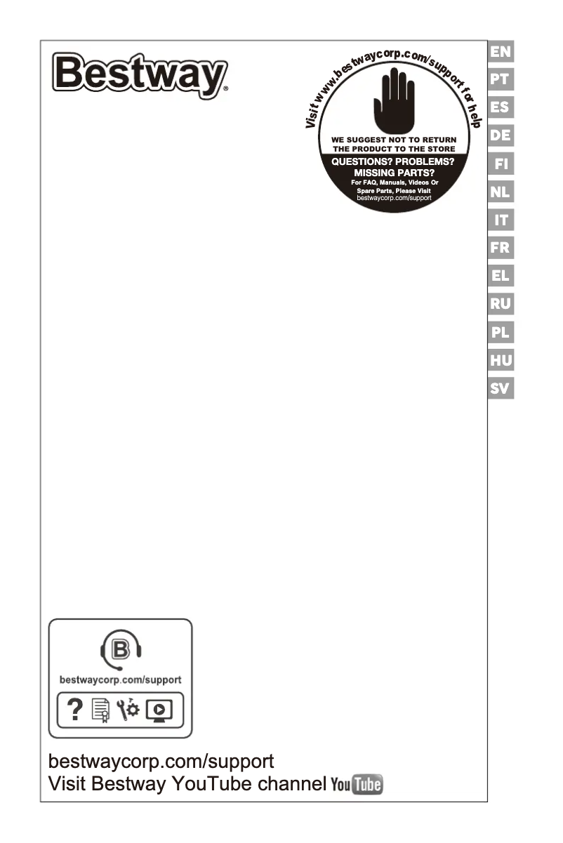 Page n°1 - Manuel utilisateur Bestway Fast Set 57456