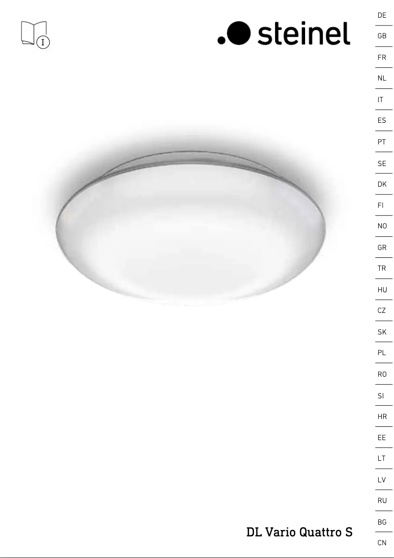Page 1 de la notice Manuel utilisateur Steinel DL Vario Quattro S