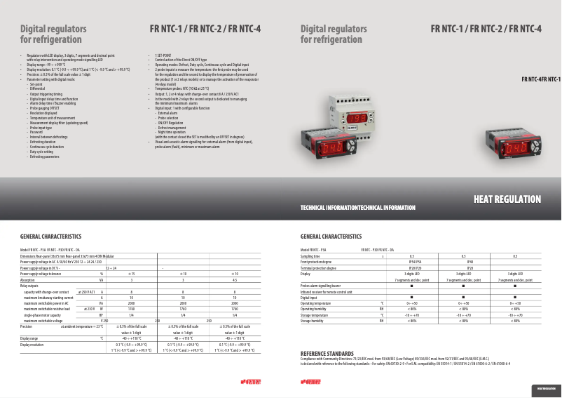 Image de la première page du manuel de l'appareil FR NTC-2DA