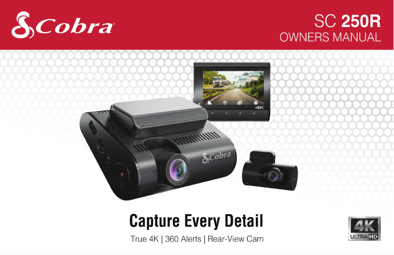 Page 1 de la notice Manuel utilisateur Cobra SC 250R