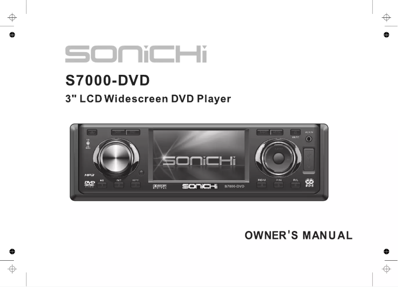 Página 1 del manual Manual de usuario Sonichi S7000-DVD