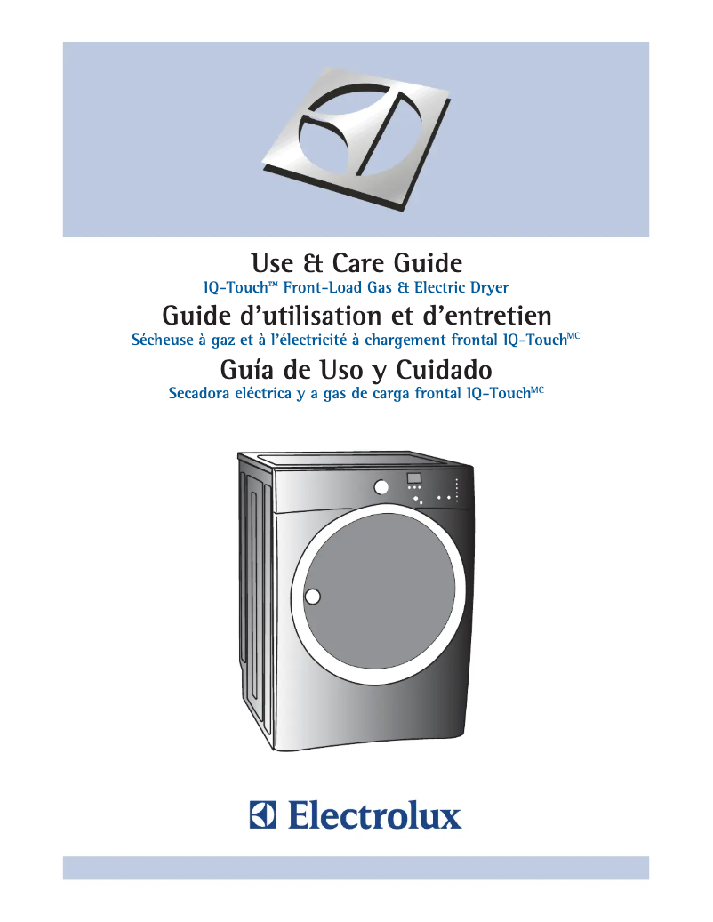Page n°1 - Manuel utilisateur Electrolux EIGD50LIW