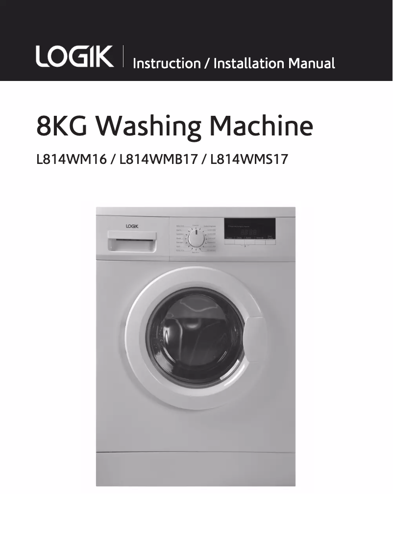 Imagen de la primera página del manual del dispositivo L814WM16