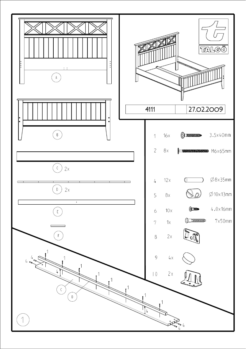 Page 1 de la notice Manuel utilisateur Talgø Valentine