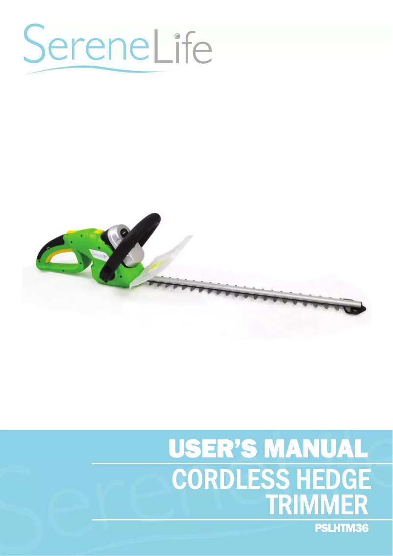 Image de la première page du manuel de l'appareil PSLHTM36