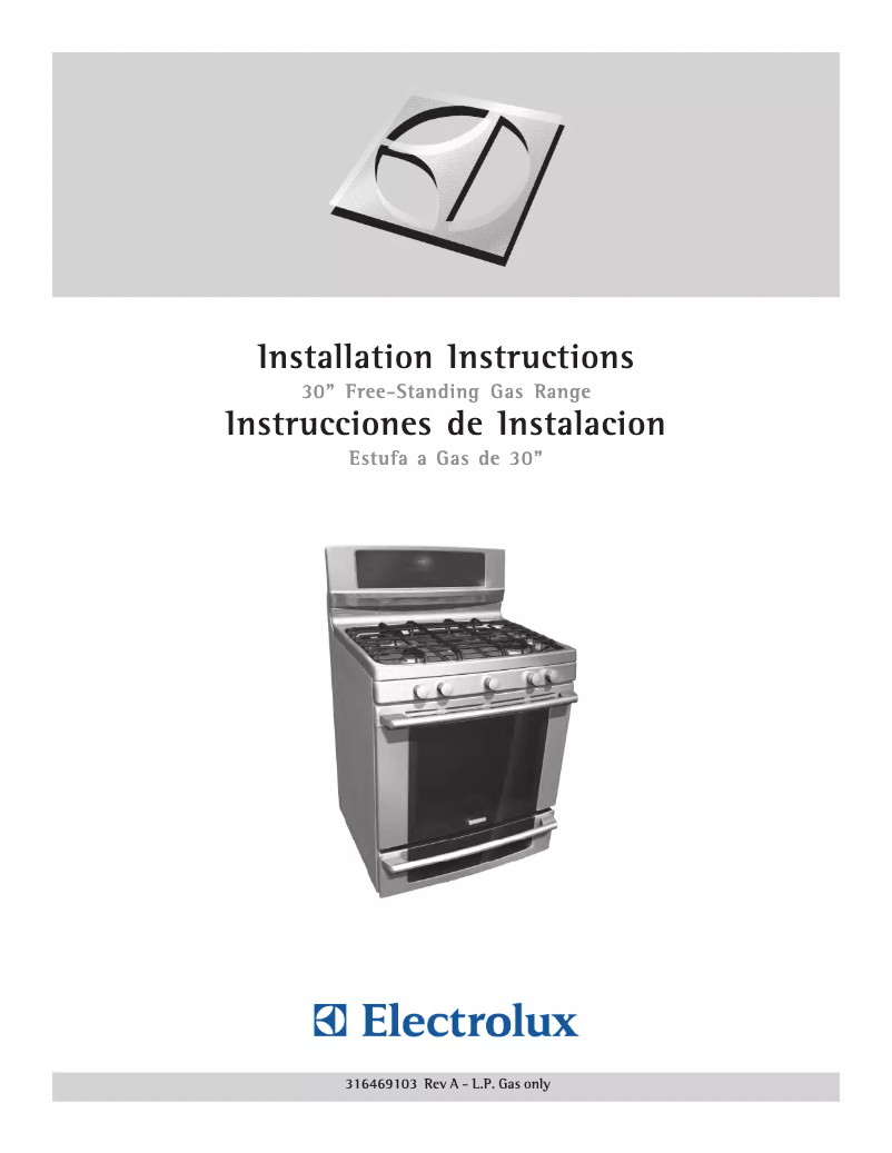 Page n°1 - Guide d'installation Electrolux EW3LGF65GW