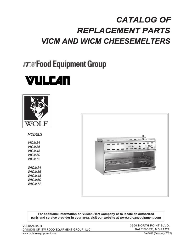 Page n°1 - Catalogue Wolf WICM60