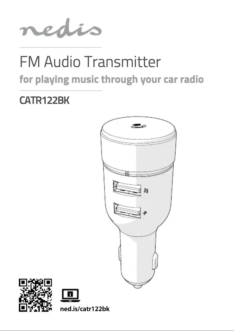 Image de la première page du manuel de l'appareil CATR122BK