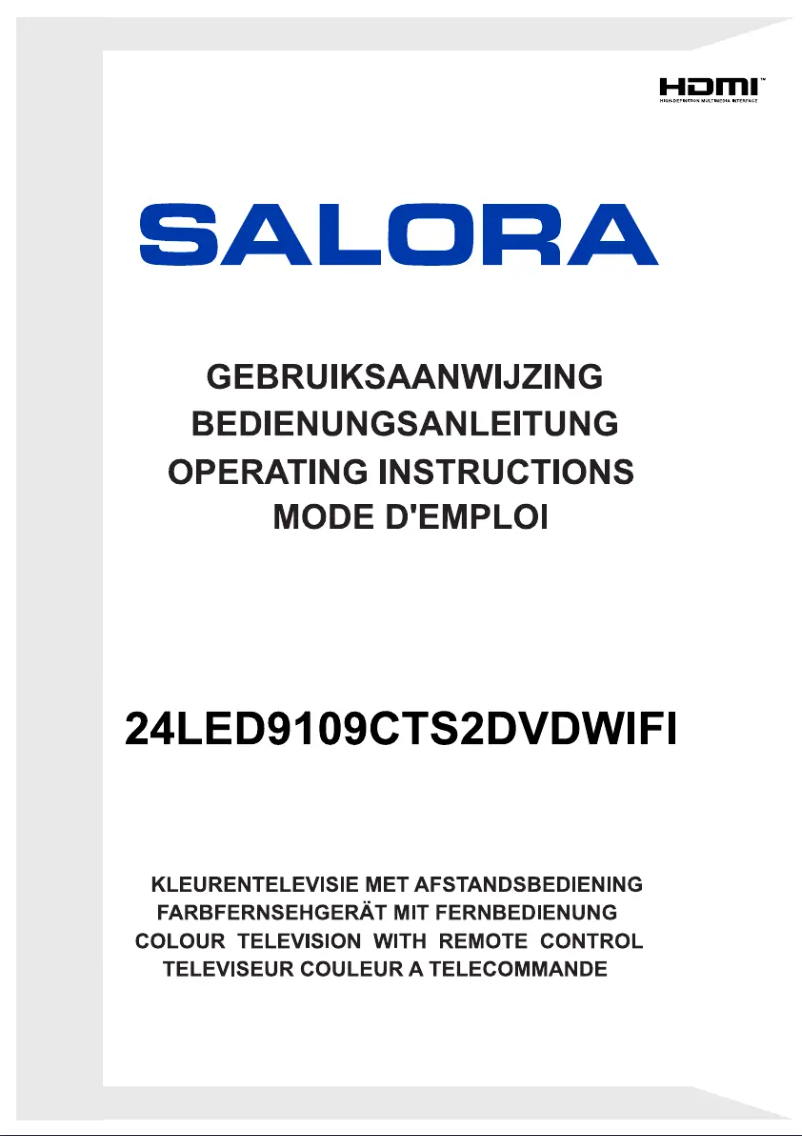 Image de la première page du manuel de l'appareil 24LED9109CTS2DVDWIFI