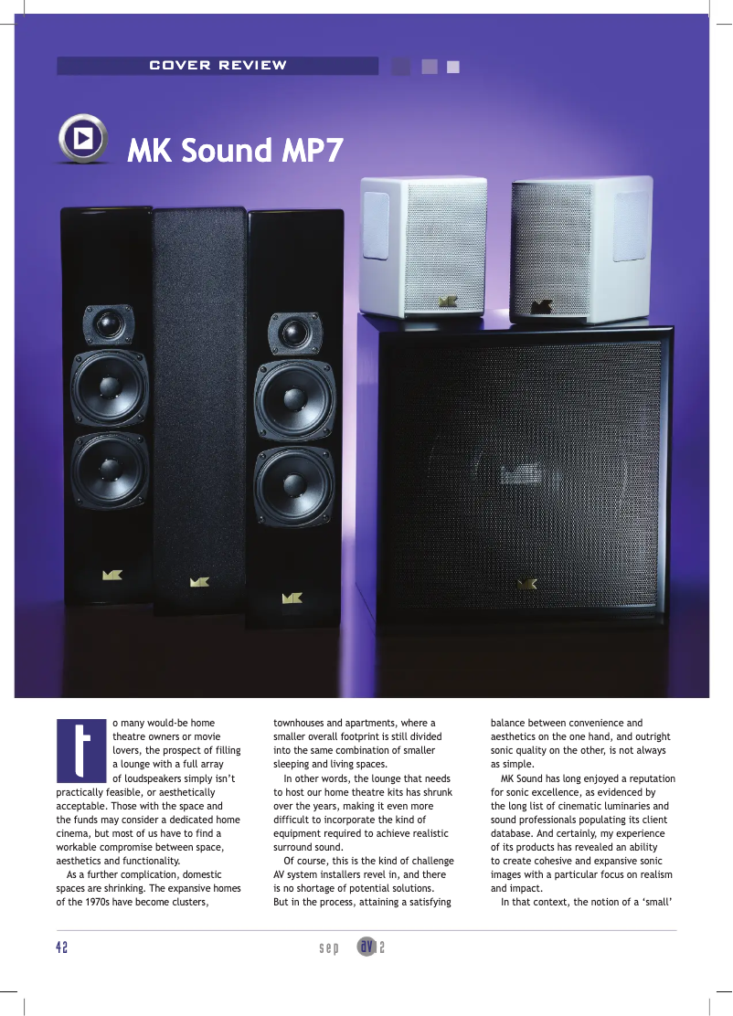 Page n°1 - Manuel utilisateur Miller & Kreisel MP7