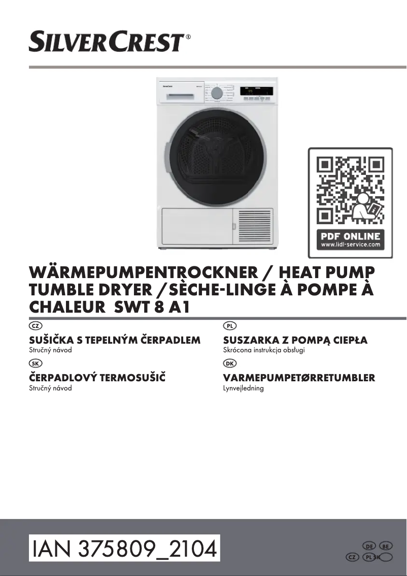 Page 1 de la notice Manuel utilisateur SilverCrest SWT 8 A1 8