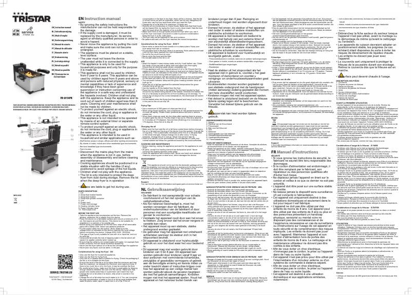 Image de la première page du manuel de l'appareil FR-6914PR