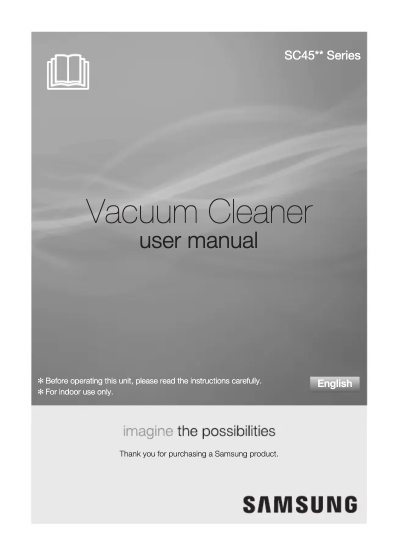 Page 1 de la notice Manuel utilisateur Samsung Air Track VCC45S0S3R