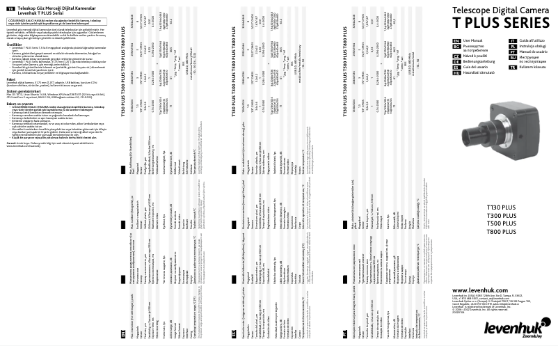 Image de la première page du manuel de l'appareil T130 Plus