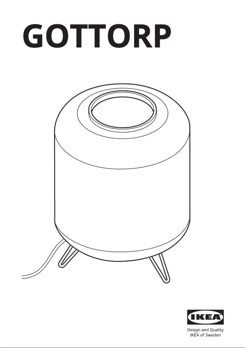 Página 1 del manual Manual de usuario Ikea GOTTORP 004.409.33