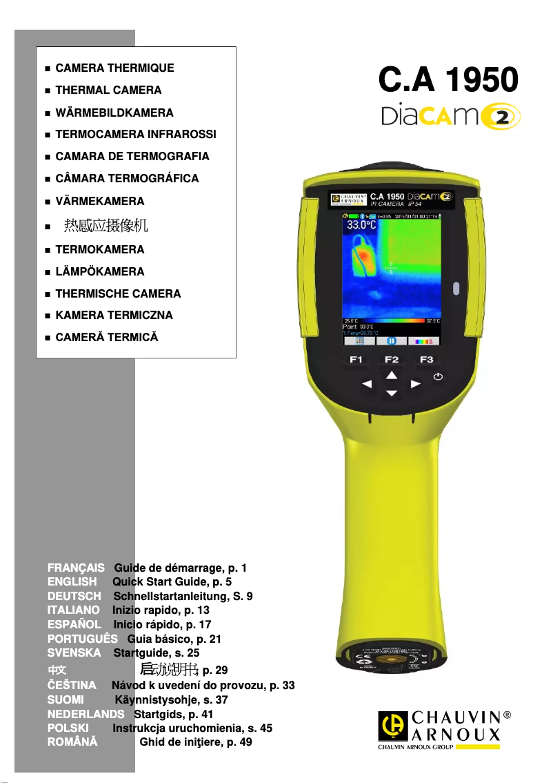 Página 1 del manual Manual de usuario Chauvin Arnoux C.A 1950