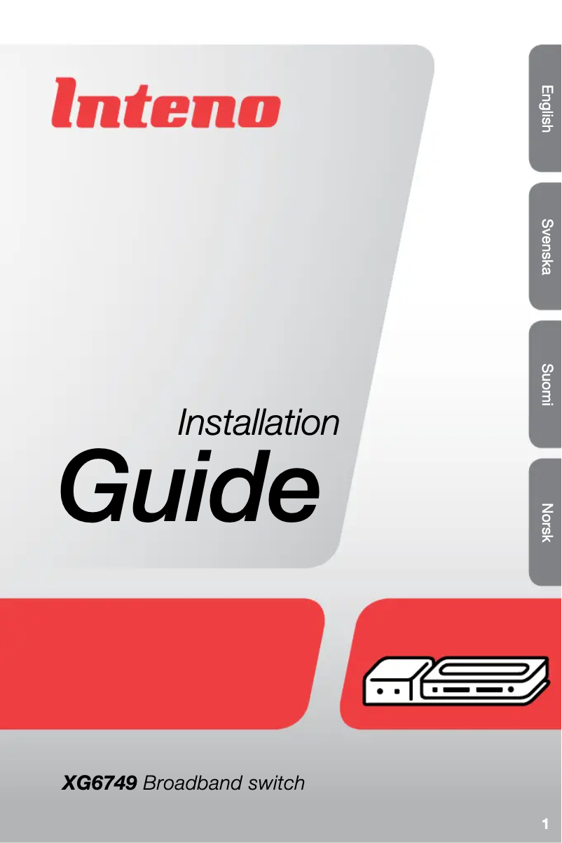 Image de la première page du manuel de l'appareil XG6749