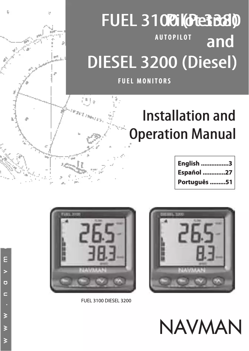 Image de la première page du manuel de l'appareil Diesel 3200