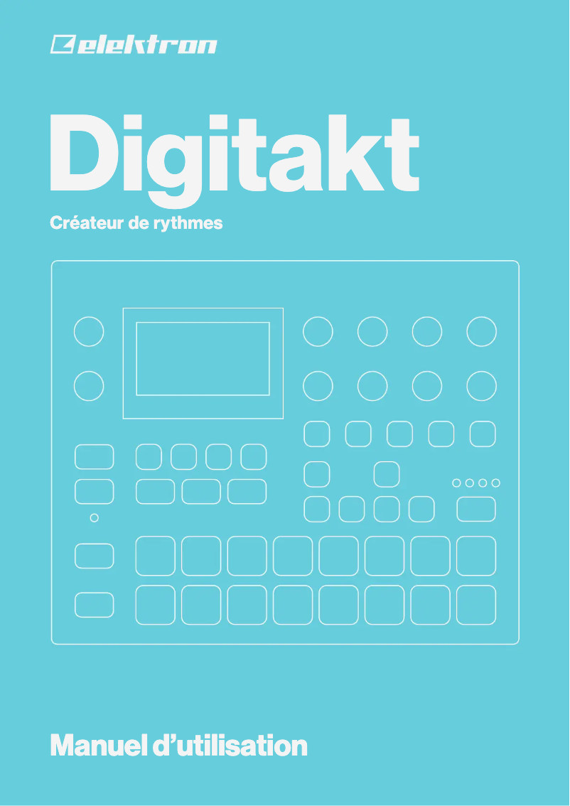 Page 1 of the manual User Manual Elektron Digitakt