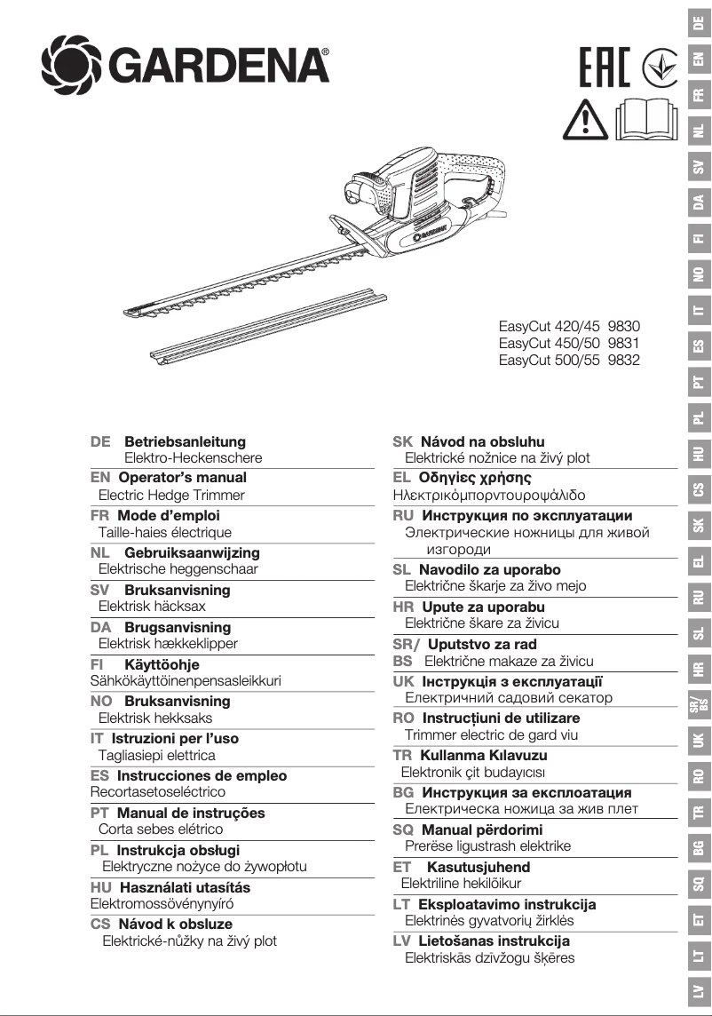 Página 1 del manual Manual de usuario Gardena EasyCut 450/50