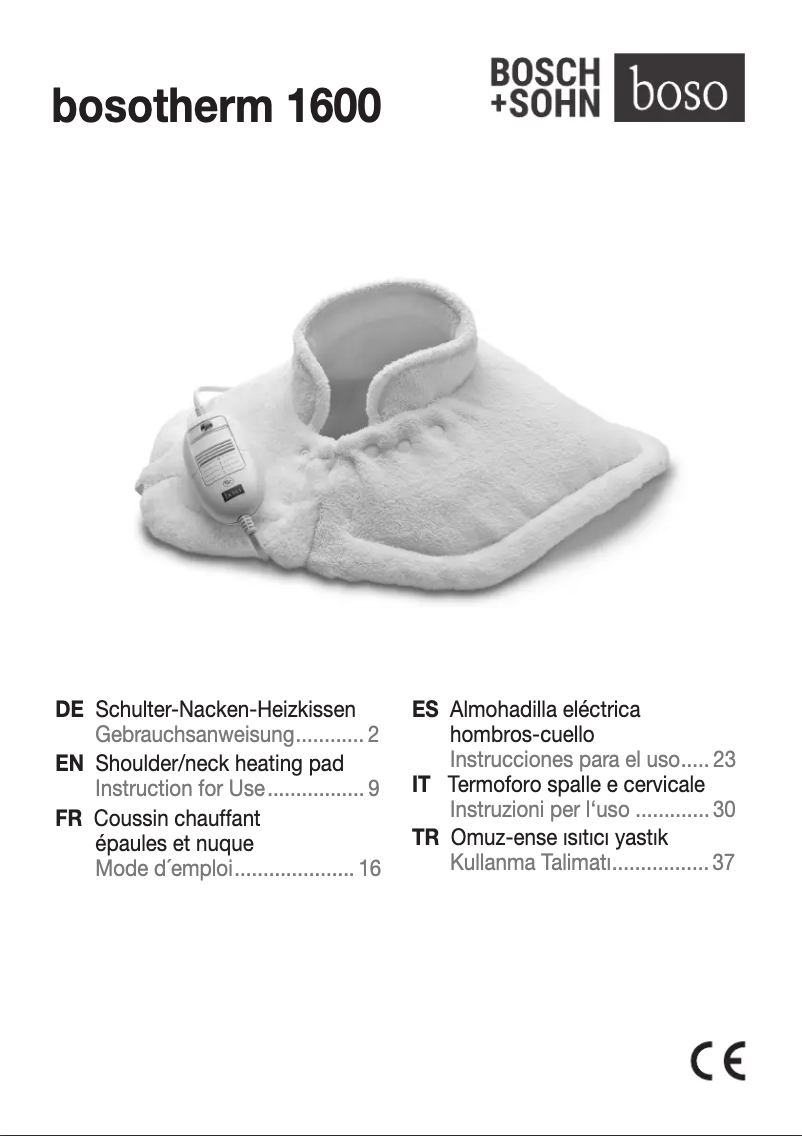Page 1 de la notice Manuel utilisateur Boso Bosotherm 1600