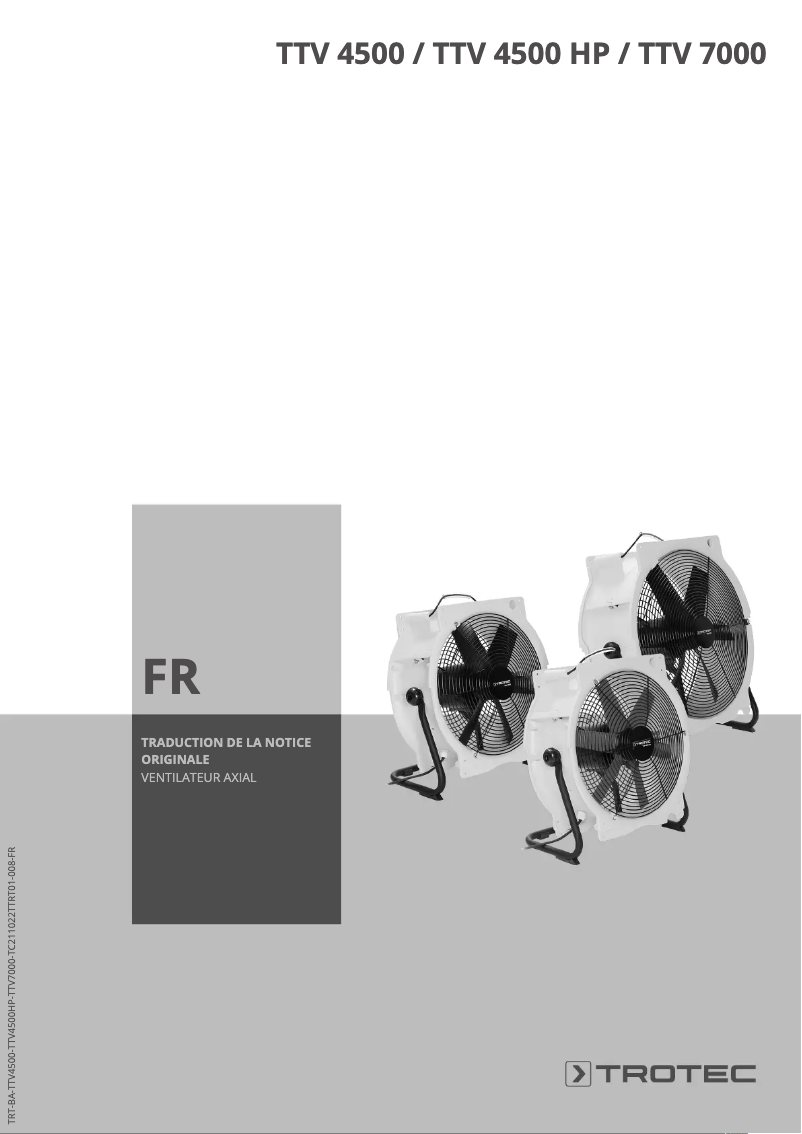 Image de la première page du manuel de l'appareil TAC 750 E