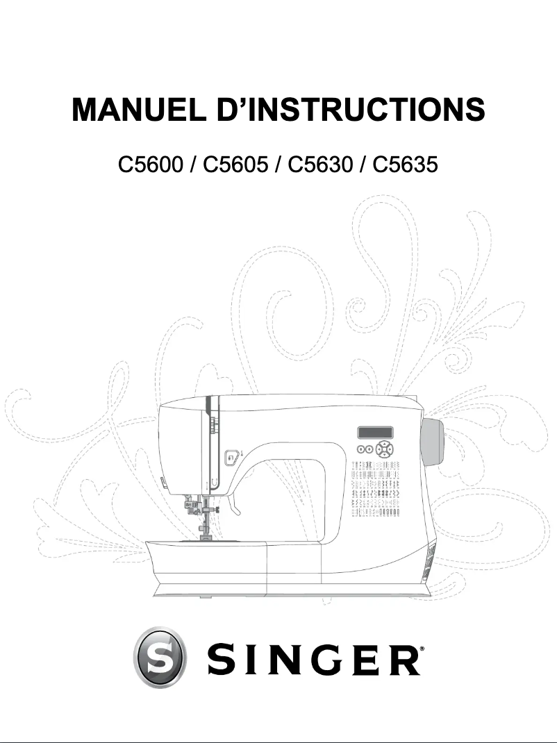 Page n°1 - Manuel utilisateur Singer C5630