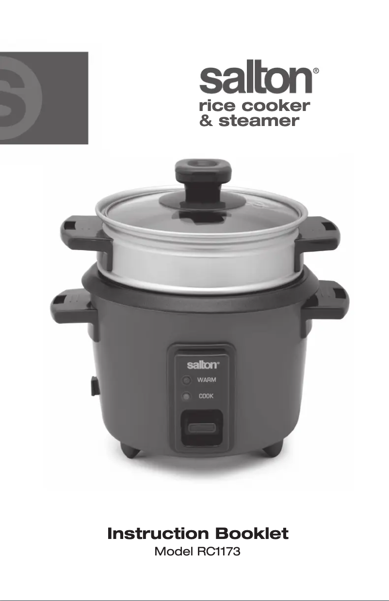 Página 1 del manual Manual de usuario Salton RC1173
