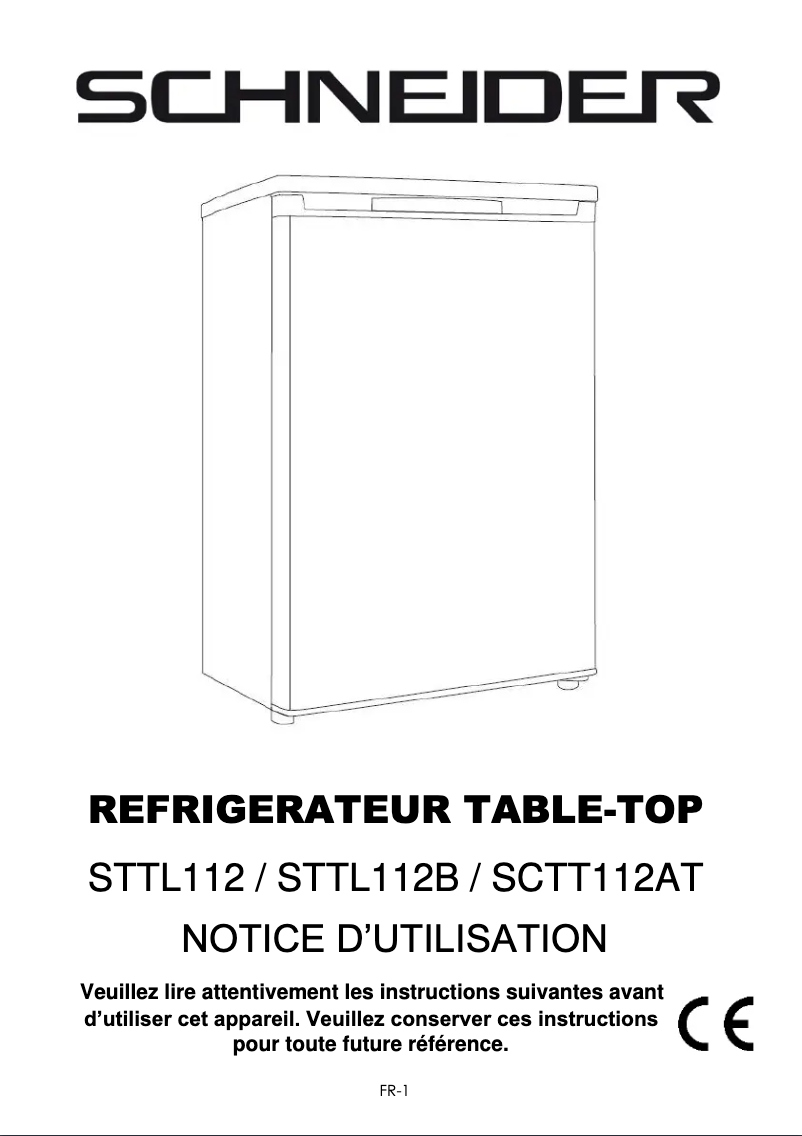 Página 1 del manual Manual de usuario Schneider SCTT112AT