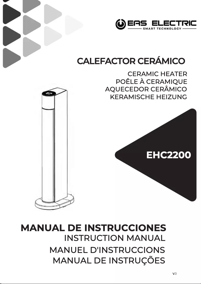 Page 1 de la notice Manuel utilisateur EAS Electric EHC2200