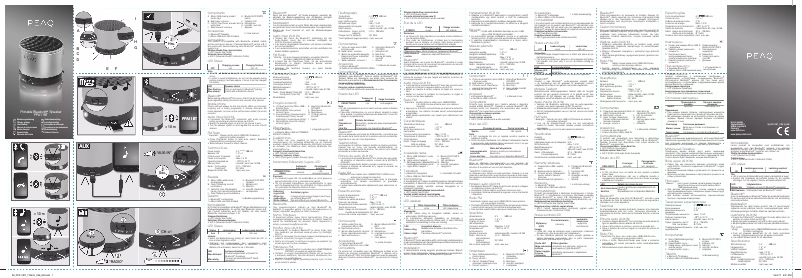 Page 1 de la notice Manuel utilisateur PEAQ PPA11BT-SL