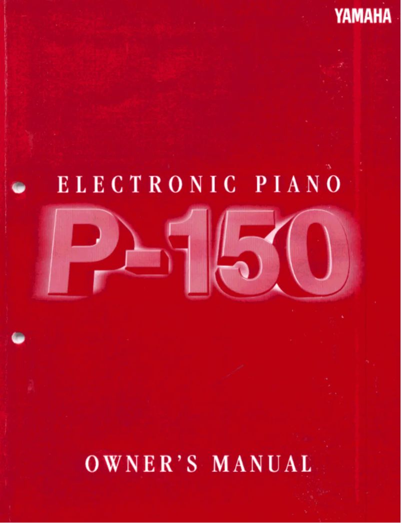 Page 1 de la notice Manuel utilisateur Yamaha P-150