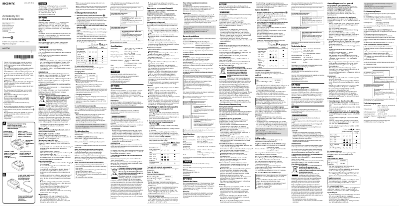 Image de la première page du manuel de l'appareil ACC-TRW