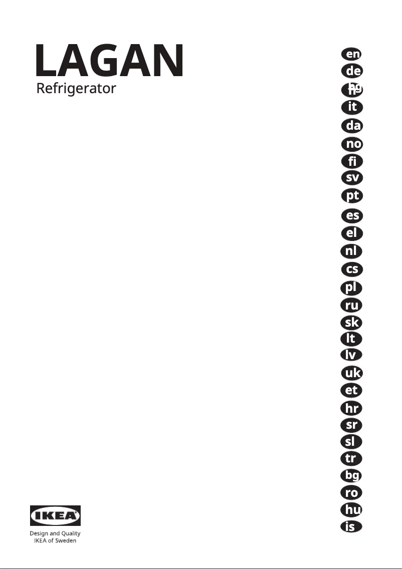 Page 1 de la notice Manuel utilisateur Ikea LAGAN 005.728.53