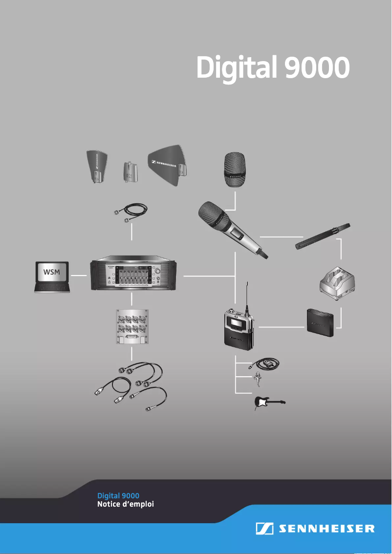 Page n°1 - Manuel utilisateur Sennheiser SK 9000