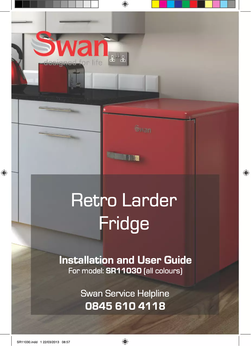 Image de la première page du manuel de l'appareil SR11030