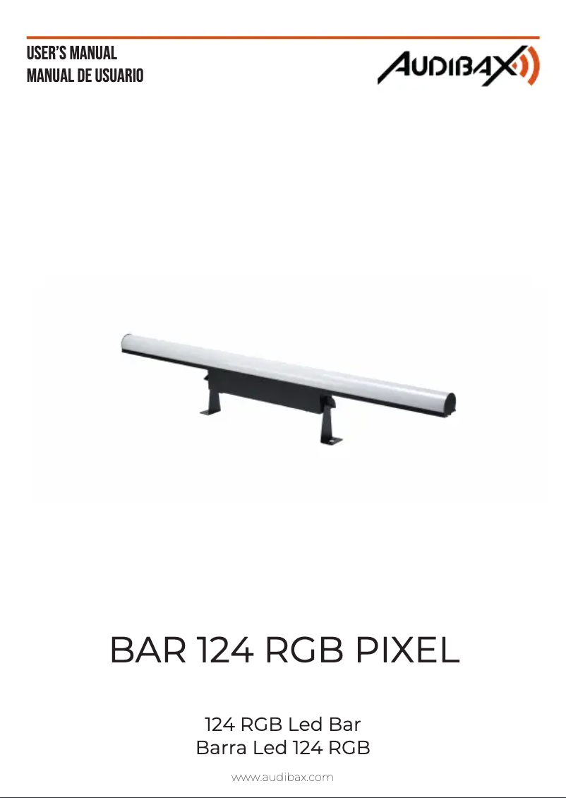 Image de la première page du manuel de l'appareil BAR 124 RGB PIXEL