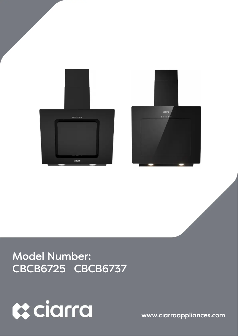 Image de la première page du manuel de l'appareil CBCB6725