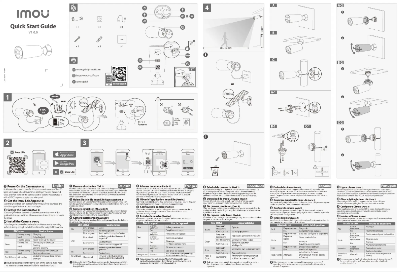 Page n°1 - Manuel utilisateur Imou Cell 3C