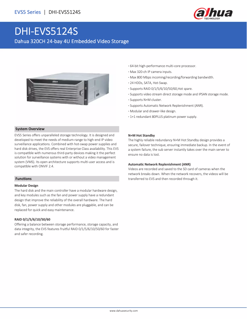 Image de la première page du manuel de l'appareil EVS5124S