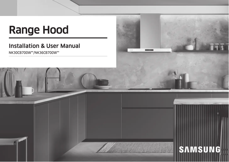 Page 1 de la notice Manuel utilisateur Samsung NK36CB700WCG