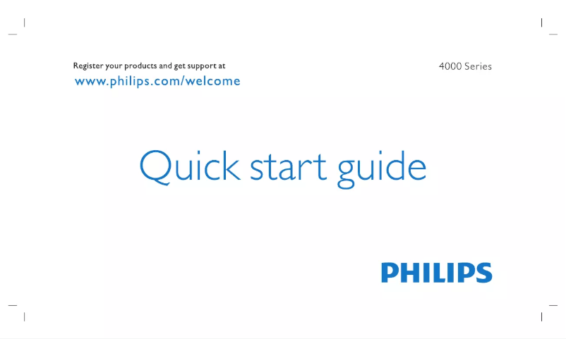 Page n°1 - Manuel utilisateur Philips 32PHT4052