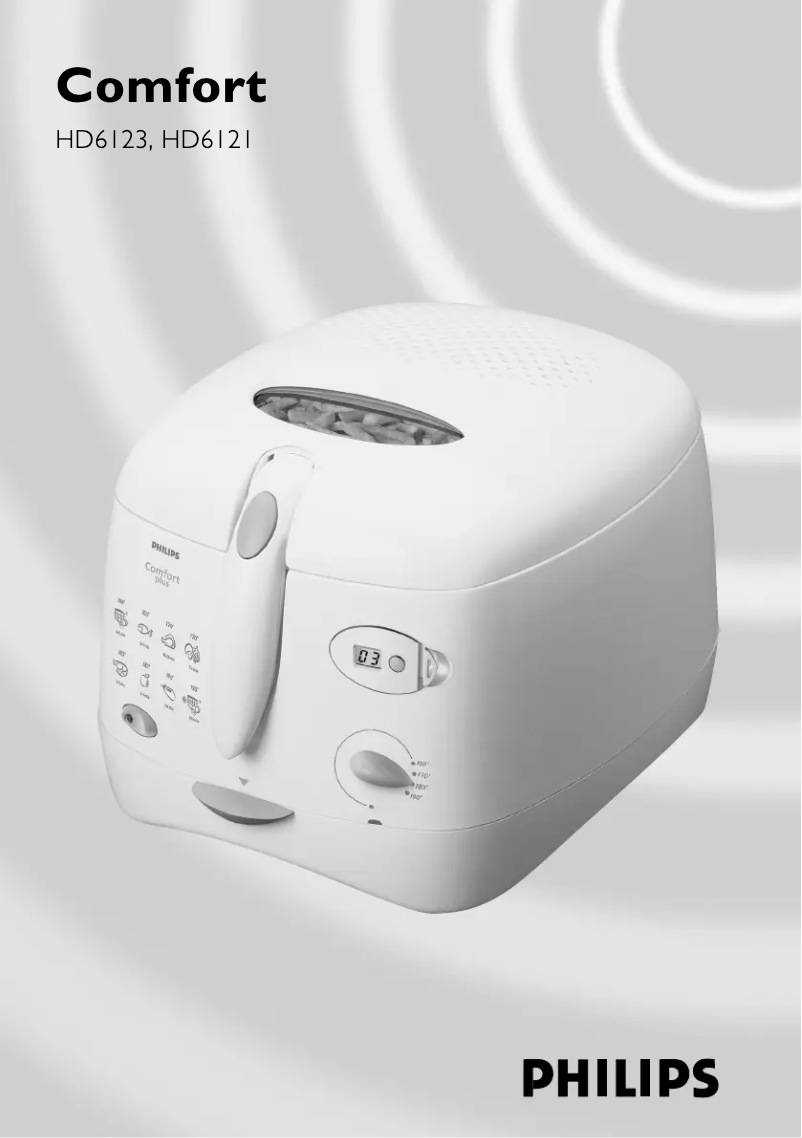 Image de la première page du manuel de l'appareil Comfort Plus HD6121